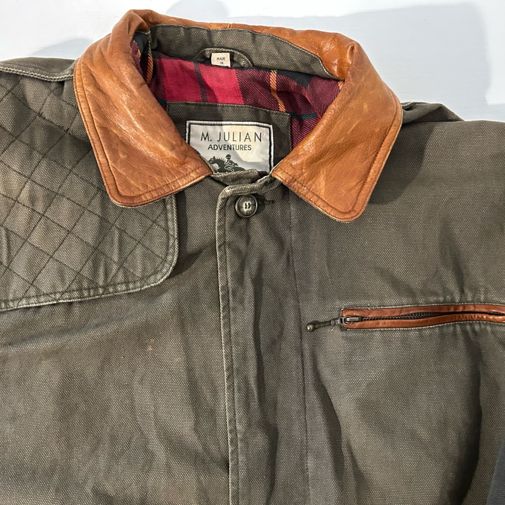 Vintage Mens Canvas Coat